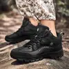 Temporada Nuevo Moda Calzado de Exterior para Hombre Talla Grande Zapatos de Senderismo Caña Media Zapatos de Senderismo Forestal para Hombre Zapatos Casuales