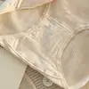 Pantaletas Lisas para Mujer Algodón Puro Flor Pequeña Amigables con la Piel Entrepierna de Algodón Puro Estilo Japonés Estudiante Sin Marca Transpirables Verano Pantaletas Triángulo