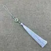 Recordando Xiangfei 12B-7 Hebilla Ping An Borla Antigua Colgante Oreja diy Hecho a Mano Cintura Hanfu Joyería Clásica Cheongsam