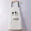 Avental de Cozinha para Casa Impermeável à Prova de Óleo Resistente a Manchas Moderno Limpável com Pano de Mão Roupa de Trabalho para Adultos Homens e Mulheres Avental de Cintura Blusão