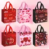 Nueva Bolsa de Regalo para el Día de San Valentín Bolso Pequeño Rosa No Tejido Bolsa para Empaque de Regalo de Perfume Cosméticos Lápiz Labial