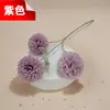 Flores de Crisantemo Artificiales, Crisantemos de Bola de 3 Cabezas, Venta Directa del Fabricante, Decoración de Bodas, Decoración de Hoteles, Arreglos Florales para el Hogar