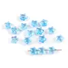 Cuentas de Vidrio con Estrella de Cinco Puntas Chapadas en Color Hechas a Mano DIY Cuentas de Mano Cuentas de Vidrio Pulsera Accesorios Collar Cuentas Sueltas de Estrella