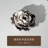 Patrimônio Cultural Imaterial Cerâmica Flor Amassada à Mão Suporte para Incenso Base Doméstico Escritório Nicho Difusor de Incenso com Óleo Essencial Pequeno Ornamento Artesanal