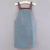 Delantal Popular Transfronterizo a Prueba de Aceite e Impermeable para Cocina Casera y Trabajo en Catering, Resistente a Manchas, Monos con Cubierta de Correa Estampada de Alta Apariencia