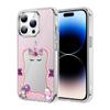 TPU+PC Adecuado para Funda de Teléfono Móvil Apple iPhone17Promax con Botones Pintados con Flores y Cubierta Protectora con Flores Pintadas