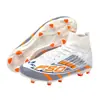 Chuteiras de Futebol Infantis Modelo Novo Transfronteiriças para Meninos e Meninas, Travas Longas e Travas para Gramado Ag Tf, Respiráveis e Resistentes ao Desgaste, Adequadas para Treinamento e Competição
