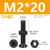 Tornillos de acero inoxidable 304 negros de cabeza avellanada en cruz juego de dos piezas tornillos de máquina de cabeza plana y tuercas M2M3M4M5M6M8