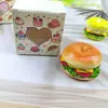 Nuevos Imanes de Refrigerador de Resina, Juguetes de Comida Realistas, Hamburguesa 3D Creativa Personalizada Pegatinas Magnéticas, Pequeños Adornos para Decoración del Hogar