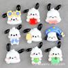 Accesorios de Resina Pegamento Crema Horquilla Adorno para la Cabeza Pochacco Funda para Teléfono Infantil DIY Parche para Zueco Materiales para Manualidades