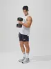 Primavera/Verano 2026 Nuevo Tejido de Panal Tejido Ojo de Perdiz Deportivo Transpirable que Absorbe la Humedad Sin Mangas para Entrenamiento de Fitness