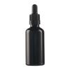 Botella Gotero de Vidrio Negra a Prueba de Luz de 30ml Botella Dispensadora de Aceite Esencial 10ml en Stock