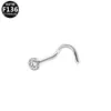 Gabe Joyería para Piercings de Aleación de Titanio G23 Transfronteriza Europea y Americana Moda Tachuelas Nasales con Forma de S, L y Flor para Uso Transfronterizo de Comercio Exterior