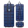 Maleta de Equipaje Universal Plegable con Ruedas Expansible 158 Maleta de Facturación para Aerolínea Capacidad Extra Grande Bolsa para Estudiar en el Extranjero Mudanzas Viajes