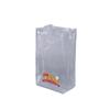 Bolsa de PVC con cremallera, transparente, de gran capacidad, portátil, para regalo, con logotipo impreso.