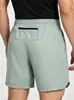 Shorts Masculino Transfronteiriço Tecido Secagem Rápida Cor Sólida Corrida Fitness Esportes Casual Estilo Americano Calça de Cinco Pontos Comércio Exterior Europeu e Americano