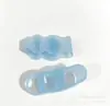 Separador de Dedos del Pie de Tres Agujeros para Dedo Gordo, Silicona Antidesgaste, Transpirable, Suave y Elástico, Separador Nube para Dedo del Pie con Juanete