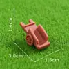 Miniatura de agricultor para paisagem em miniatura de plantio de arroz, acessório de decoração de jardim DIY, ornamento de mesa