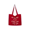 Bolsa de Lona de Gran Capacidad Coreana para Mujer, Estilo Nuevo, Estilo Perezoso, Bolso de Hombro para el Trabajo y los Viajes, Bolso Tote Versátil de Nicho