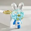 Pingente chaveiro acrílico óleo Pérola coelho amor pingente mochila escolar carro desenho animado acessórios bolsa chaveiro