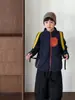 Ropa para Niños Tongku 2026 Invierno Nuevo Estilo Coreano Chaleco Cálido para Niños Top Grueso Casual Infantil Conjunto de Dos Piezas Moderno