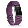 Pulseira de Diamante para Fitbit Charge 2 Charge2 Esportiva de TPE Pulseira de Relógio de Pulso Substituível