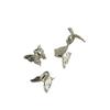 Color oro 14k reteniendo circonita mariposa cuentas integradas diy accesorios hechos a mano cadena de perlas alas con cuentas