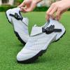 Sapatos de Golfe Masculinos Impermeáveis Sem Pregos Fivela Giratória Antiderrapante Sapatos de Golfe Femininos Tênis Outdoor para Homens e Mulheres