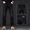 2026 Jeans de Alta Gama para Hombre Nuevos Retro Versátiles Rectos Ajustados Casual de Negocios Pantalones Largos Venta al por Mayor