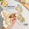 Pinza para el Cabello de Flor de Plumeria para Mujer 2024, Pasador Floral para la Parte Trasera de la Cabeza, Pinza Tiburón para Moño, Accesorio para el Cabello, Estilo Coreano, Fresco