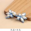 Botón de Placa Cheongsam Hengmeihe Estilo Nacional Perla de Alto Brillo Botón Hecho a Mano Tendencia Nacional Bermellón Ciruela Dinastía Han Accesorios Decorativos