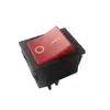 Interruptor Kcd4 Formato Barco 40/50A Alta Potência Duas Posições 4 Pinos com Luz Botão Alta Corrente Kh02 Interruptor Máquina de Solda