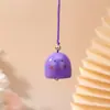Colorido Fofo Rosto Sorridente Liga de Zinco Sino Sino de Vento Pingente Nó Chinês Pequeno Sino Pingente Acessórios Pingente de Chaveiro