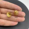 Accesorios de joyería de aleación DIY pétalos huecos soporte de flores cuentas espaciadoras para pulsera cuentas de posicionamiento material de capullo de flor V149