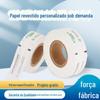 Filme em Rolo de Papel Couché Embalagem para Suprimentos de Hotel Filme em Rolo Papel para Embrulhar Hambúrguer Palito Papel Fio Dental Papel Kraft Embalagem Revestida