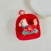 Novo Novo Ano Pônei de Pelúcia Porta-moedas Pingente Decoração Festiva Acessório de Boneca Porta-moedas Bolsa para Guardar Fones de Ouvido