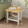 Mesa de centro nórdica mesa auxiliar para sofá de sala mueble mesa de rincón mesita de noche mesa cuadrada pequeña mesa cuadrada mesa pequeña para minidepartamento mesa auxiliar