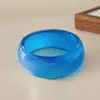 Pulsera de Resina Europea y Americana Transfronteriza Renderizado Pulsera de Lujo Ligero Sensación de Alta Gama Nuevo Estilo Moda de Nicho Sentido del Diseño Pulsera Versátil