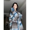 Suéter retro de estilo perezoso para mujer, cárdigan con diseño Sense, suéter grueso de longitud media para otoño e invierno, 2023