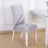 Funda de Silla Universal de una Pieza Simple Personalizada Funda de Taburete Tela Elástica Funda de Silla de Comedor Funda de Respaldo de Silla de Hotel