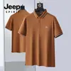 Nova Camisa Polo Masculina Pique de Algodão Estilo Verão 2025, Respirável, Versátil, Conforto Sensação de Gelo, Top Camiseta Casual de Manga Curta