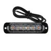Luz de Advertencia LED para Coche 6 Luces Ultra Delgada Luz Estroboscópica Lateral 12-24V Luz de Trabajo Luz Diurna