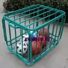 Carrinho de basquete Carrinho de bola dobrável e móvel Carrinho de armazenamento de bolas para jardim de infância Suporte de bolas escolar
