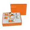 Envío Transfronterizo de Juego de 12 Piezas de Tazas de Café Concentrado con Seis Tazas y Seis Platillos para el Té de la Tarde en Casa y la Oficina, Tazas de Porcelana Hueso para Regalo