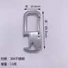 Em Estoque Chaveiro de Aço Inoxidável 304 Fivela de Cintura Masculina Chaveiro de Carro Fivela de Escalada ao Ar Livre Pingente Clipe para Garrafa de Água