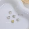 Accesorios de Diamantes para Uñas de Agua Blanca de Moda de Xiaohongshu, Disponibles en Varios Tamaños, Accesorios de Bola de Diamante para Uñas Cuadradas y Rectas Largas de Lujo Ligero