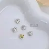 Mismo Estilo del Libro Rojo de Agua Hervida Apilada con Diamantes, Corazón Torcido Brillante, Cuadrado Gordo, Blanco Transparente, Diamantes de Forma Especial, Manicura de Perlas, Joyería de Bola de Diamante