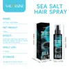 Spray de Sal Marinho Shuo Woxin SAUVASINE Masculino 150ml Estilo Simples Spray para Cabelo Volumoso