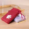 Sachet do Festival do Barco-Dragão Bolsa Vazia Bolsa de Linho com Cordão Bolsa para Armazenamento de Flores Secas Bolsa de Presente Moderno Minimalista Atacado