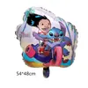 Globos de Papel de Aluminio de Lilo y Stitch Dibujos Animados Juguetes de Cumpleaños para Niños Decoraciones para Fiestas Mayorista Mini Inflables